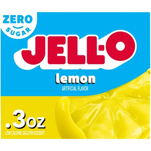 Jell-O Gelée en poudre sans sucre – Citron – 0,3 oz