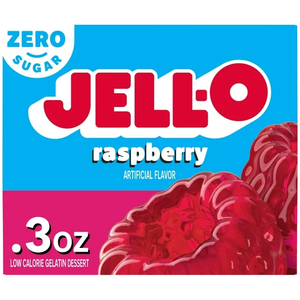 Poudre de gélatine gelée sans sucre Jell-O - Framboise - 0,3 oz