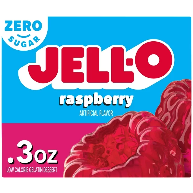 Jell-O Sugar Free Jelly Gelatin Powder - Raspberry - 0.3 oz