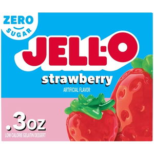 Jell-O Gelée en poudre sans sucre - Fraise - 0,3 oz