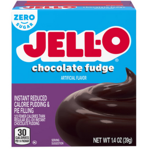 Jell-O Pouding instantané et garniture pour tarte sans sucre - Fudge au chocolat - 1,4 oz