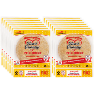 Joseph's Bakery - Heart Friendly Pita Bread  **12 Bags** (5 pita breads per bag)