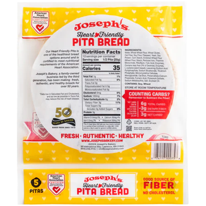 Joseph's Bakery - Heart Friendly Pita Bread - 5 per bag