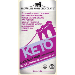 Brooklyn Born Chocolate - Keto Bar - Himalayan Sea Salt - 60g