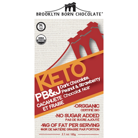 Brooklyn Born Chocolate - Keto Bar - PB & J - 60g