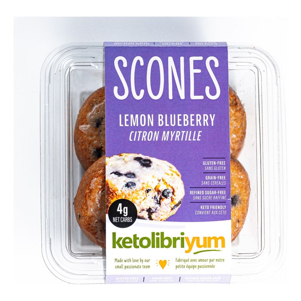 Ketolibriyum - Scone - Citron Myrtille 4 Pack