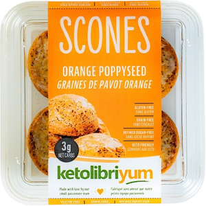 Ketolibriyum - Scone - Orange Poppy Seed 4 Pack