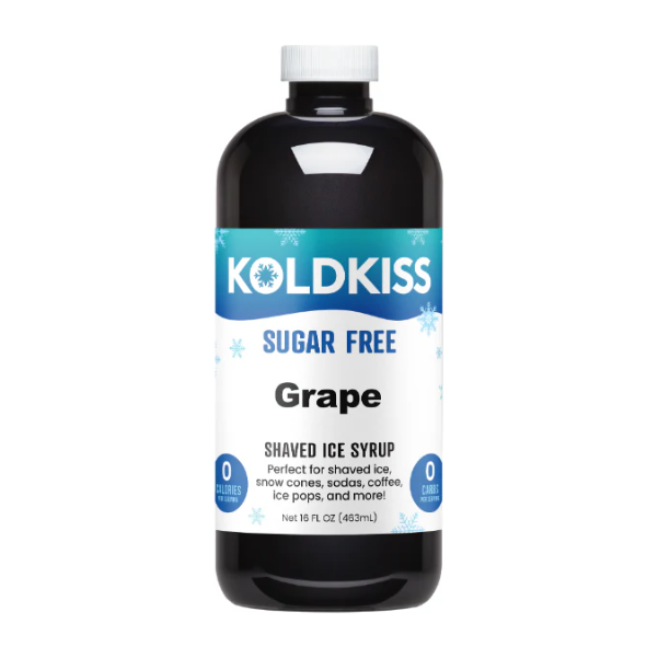 Koldkiss - Sugar Free Shaved Ice Syrup - Grape - 463ml