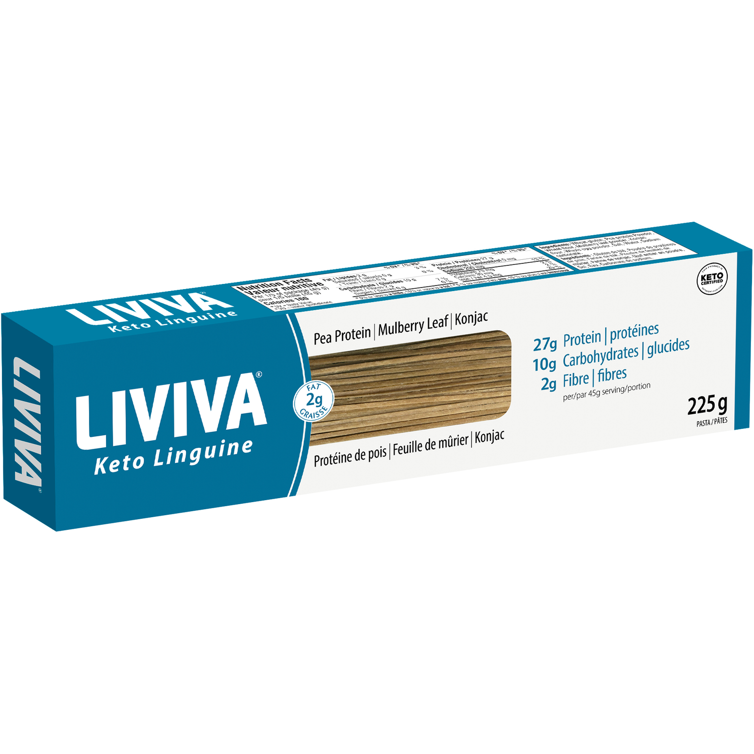 Liviva - Low Carb Keto Pasta - Linguine - 225g