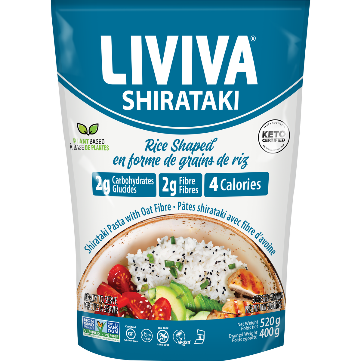 LIVIVA - The only bean and shirataki Keto Certified Pasta in the World ...