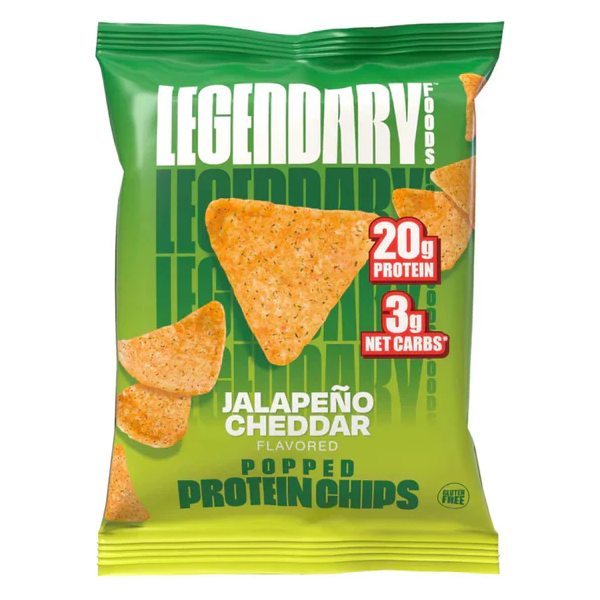 Legendary Foods - Popped Protein Chips - Jalapeno - 34g