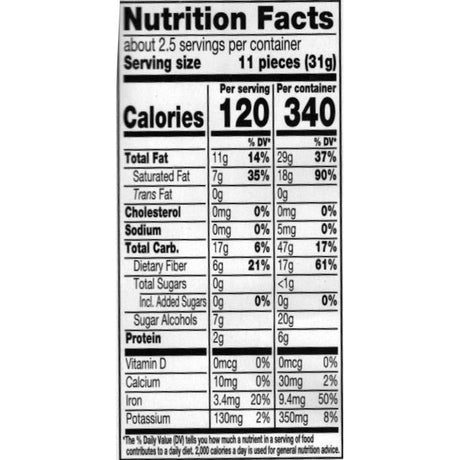 Lily's - Barre de Chocolat Noir - Riz Croustillant 55% Cacao - 85 g