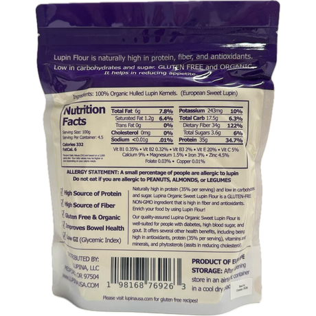 Lupina - Farine de lupin - 1lb