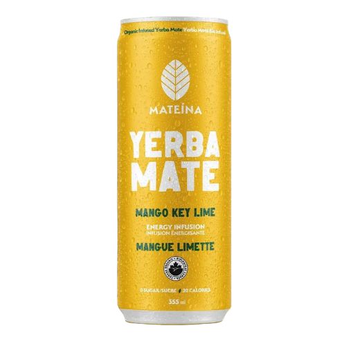 Mateina - Zero Sugar Energy Infusion - Mango Key Lime - 355ml