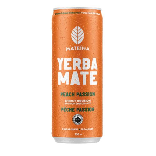 Mateina - Zero Sugar Energy Infusion - Peach Passion - 355ml