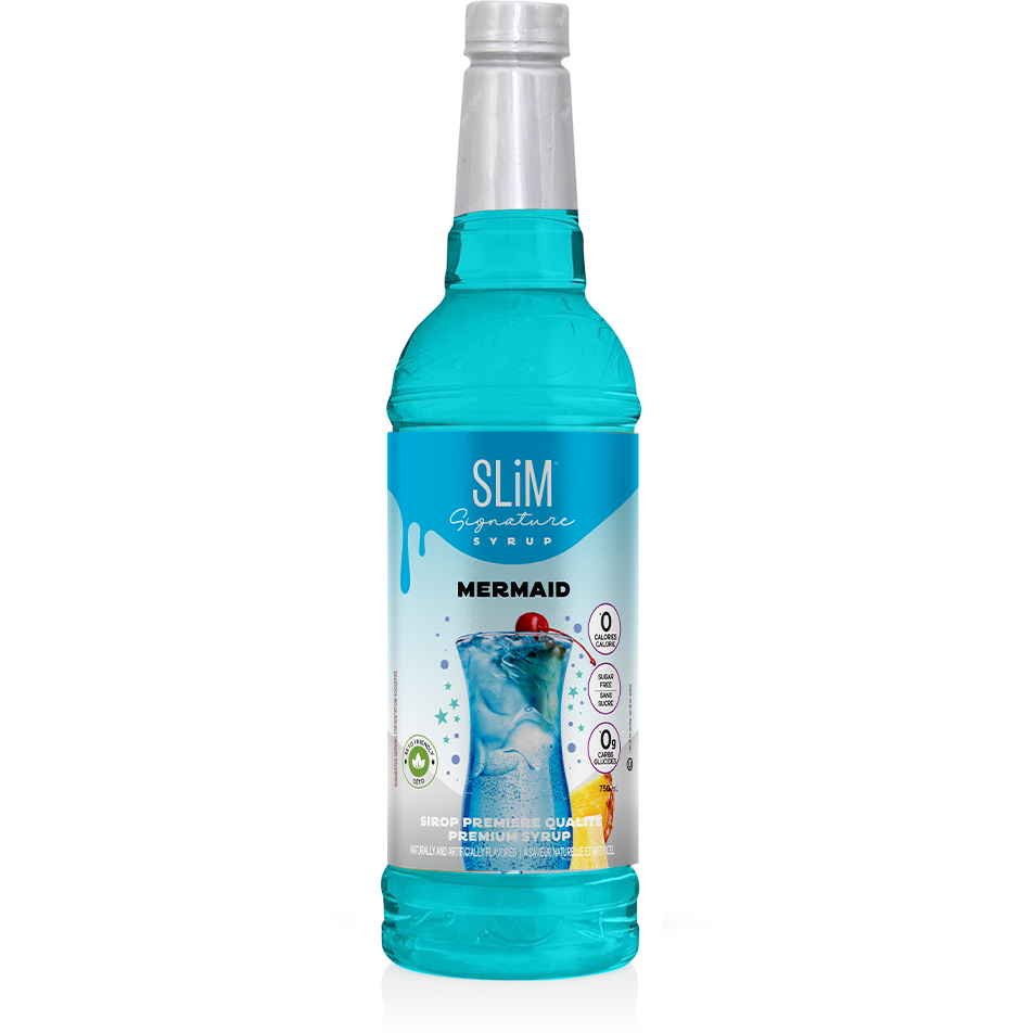 Slim Syrups - Sugar Free Mermaid Syrup - 750ml Bottle