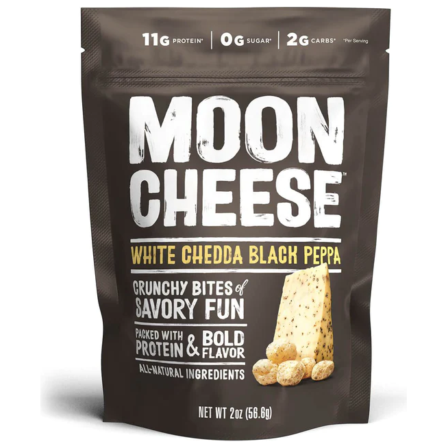 Moon Cheese - White Cheddar Black Pepper - 57 g