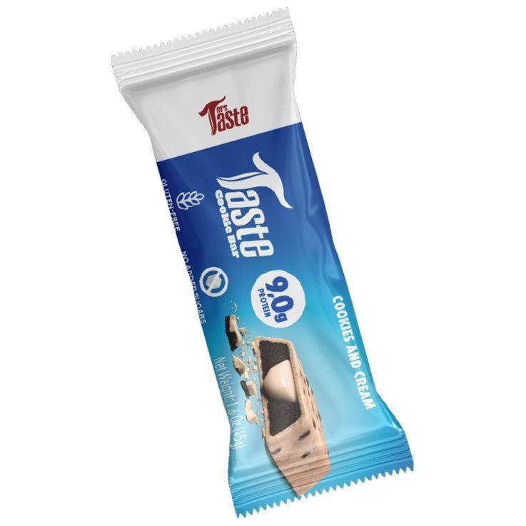 *(Best Before 30 Apr, 25) Mrs Taste - Taste Cookie Bar - Cookies and Cream - 45g