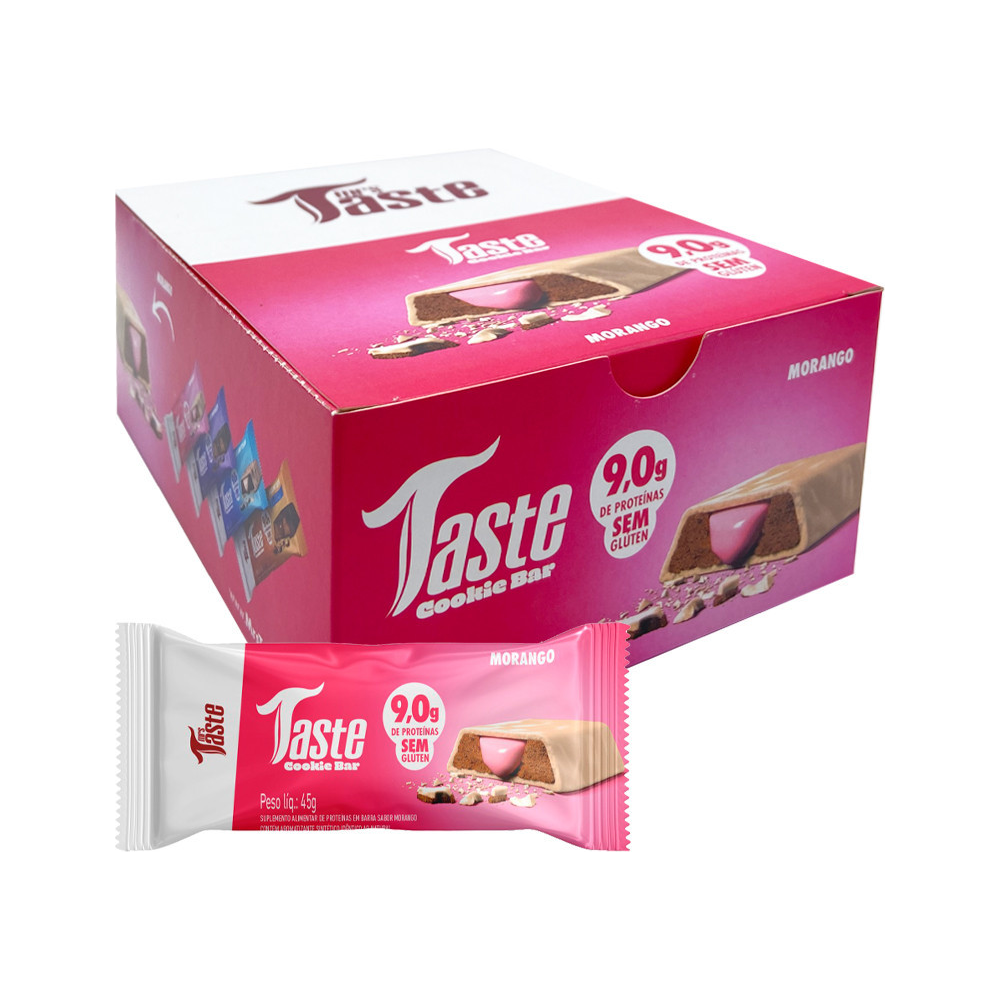 Mrs Taste - Taste Cookie Bar - Strawberry **Case of 12**