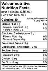 Clever Mocktails - Non-Alcoholic Sugar Free Raspberry Mojito - 355ml