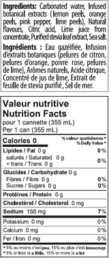 Clever Mocktails - Non-Alcoholic Sugar Free Margarita - 355ml