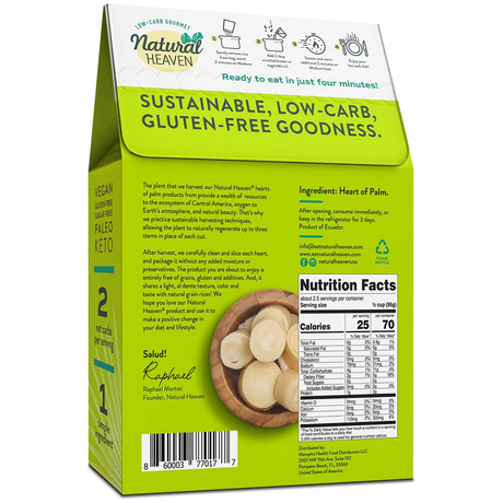 Natural Heaven - Hearts of Palm - Brown Rice - 255 g