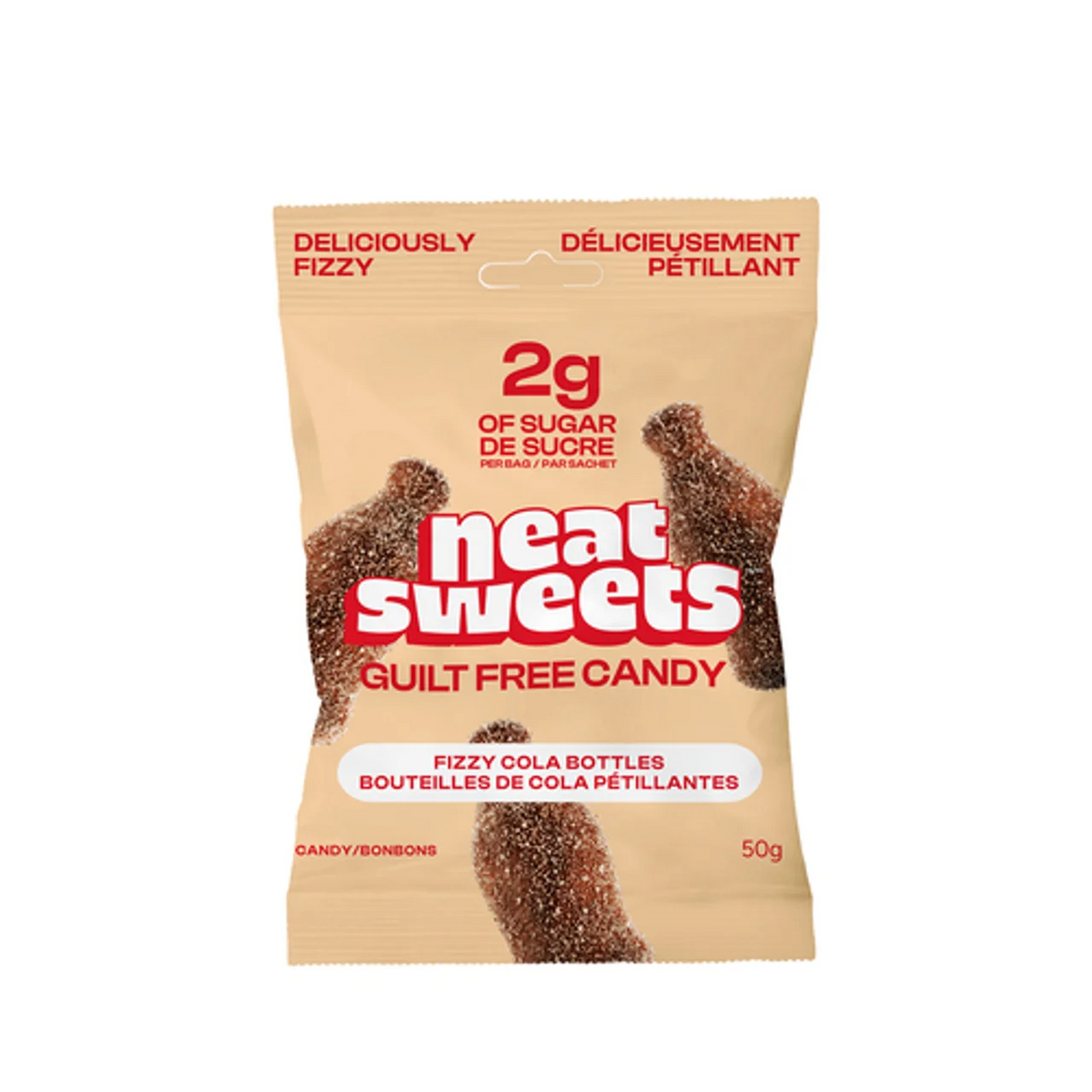 Neatsweets - Guilt Free Candy - Fizzy Cola Bottles - 50g