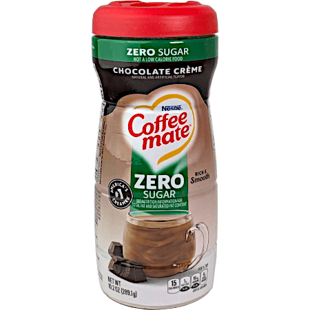 Nestle - Zero Sugar Coffee Mate Powder - Chocolate Creme - 10.2 oz