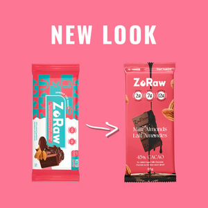 ZoRaw Keto Chocolates - Milk Chocolate - Almond & Protein - 52g