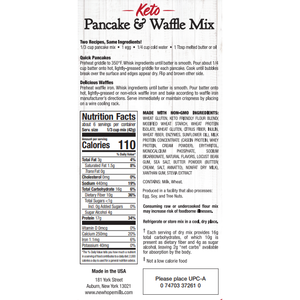 New Hope Mills No Sugar Added Pancake & Waffle Mix 9 oz