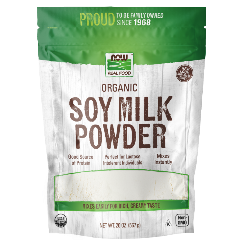 Now - Organic Soy Milk Powder - 20oz