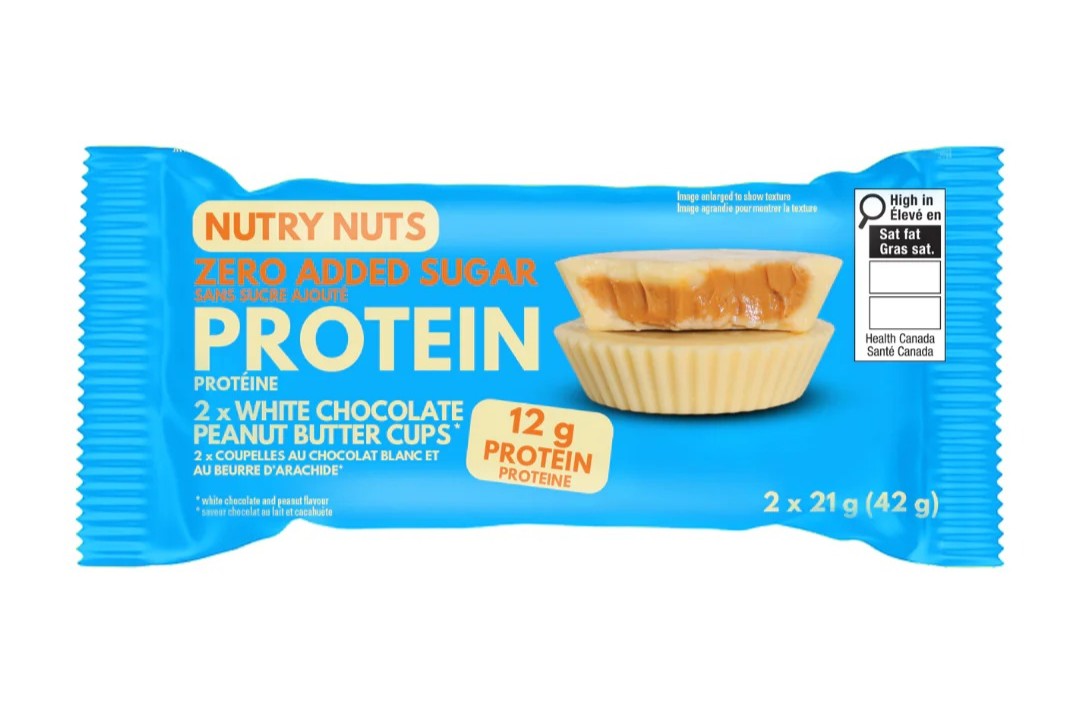 Nutry Nuts - Zero Added Sugar Protein Peanut Butter Cups - White Chocolate - 2x21g