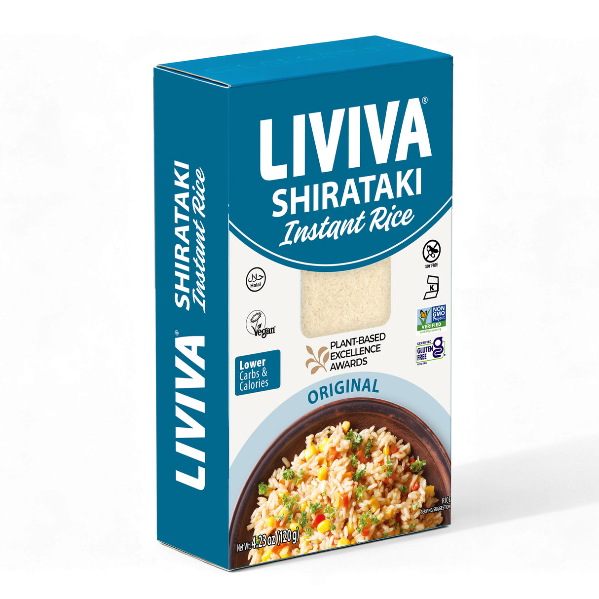 Liviva - Low Carb Dried Shirataki - Instant Rice - 120g