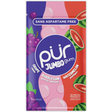 PUR - Jumbo Gum - Bubblegum, Grape, Watermelon - 81g