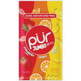 PUR - Jumbo Gum - Strawberry, Banana, Orange Flavour - 81g