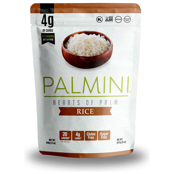 Palmini - Hearts of Palm Pasta Pouch - Rice - 12 oz