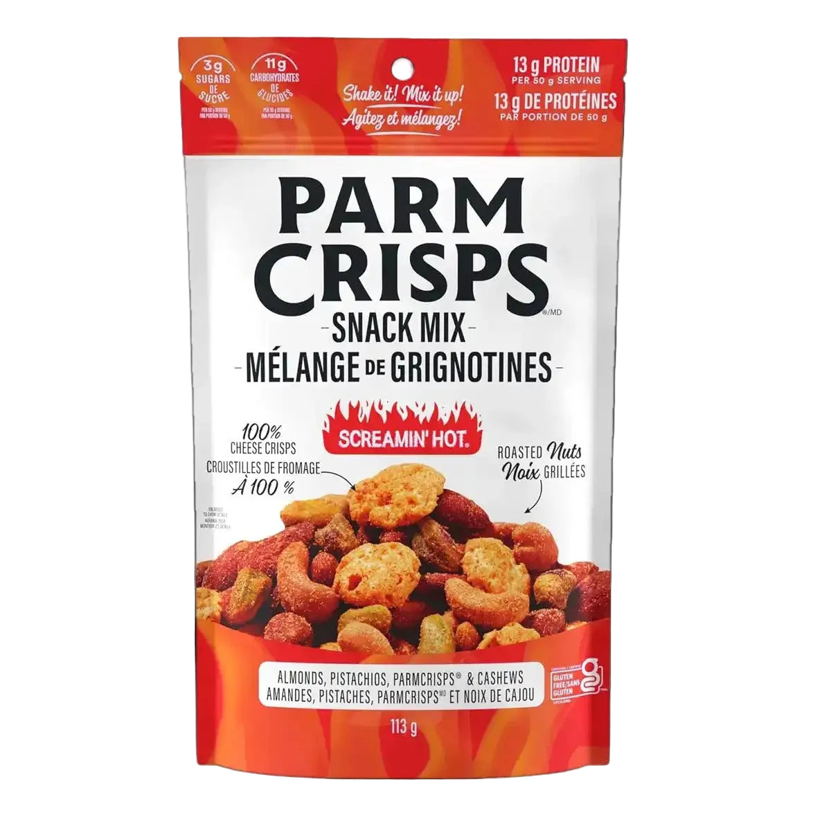 ParmCrisps - Snack Mix - Screamin Hot - 113g