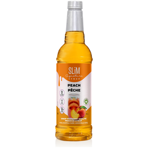 Slim Syrups - Sugar Free Peach Syrup - 750ml Bottle