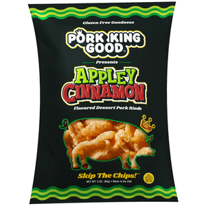 Pork King Good - Dessert Pork Rinds - Apple Cinnamon - 3 oz bag