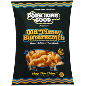 Pork King Good - Dessert Pork Rinds - Old Timey Butterscoth - 3 oz bag