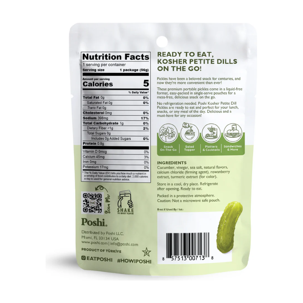Poshi Pickle Snacks - Petite - 56g