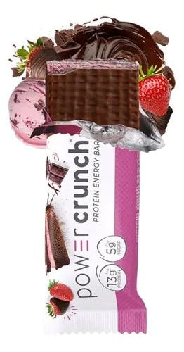 Power Crunch - Protein Energy Bar - Chocolate Strawberry - 40g