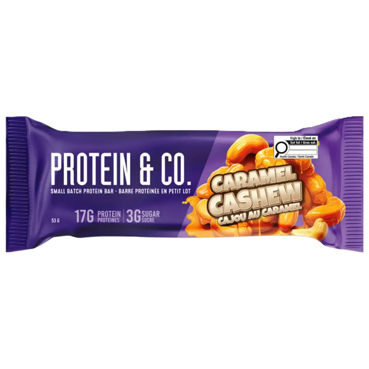 Protein And Co Protein Bar - Caramel Cashew - 53g