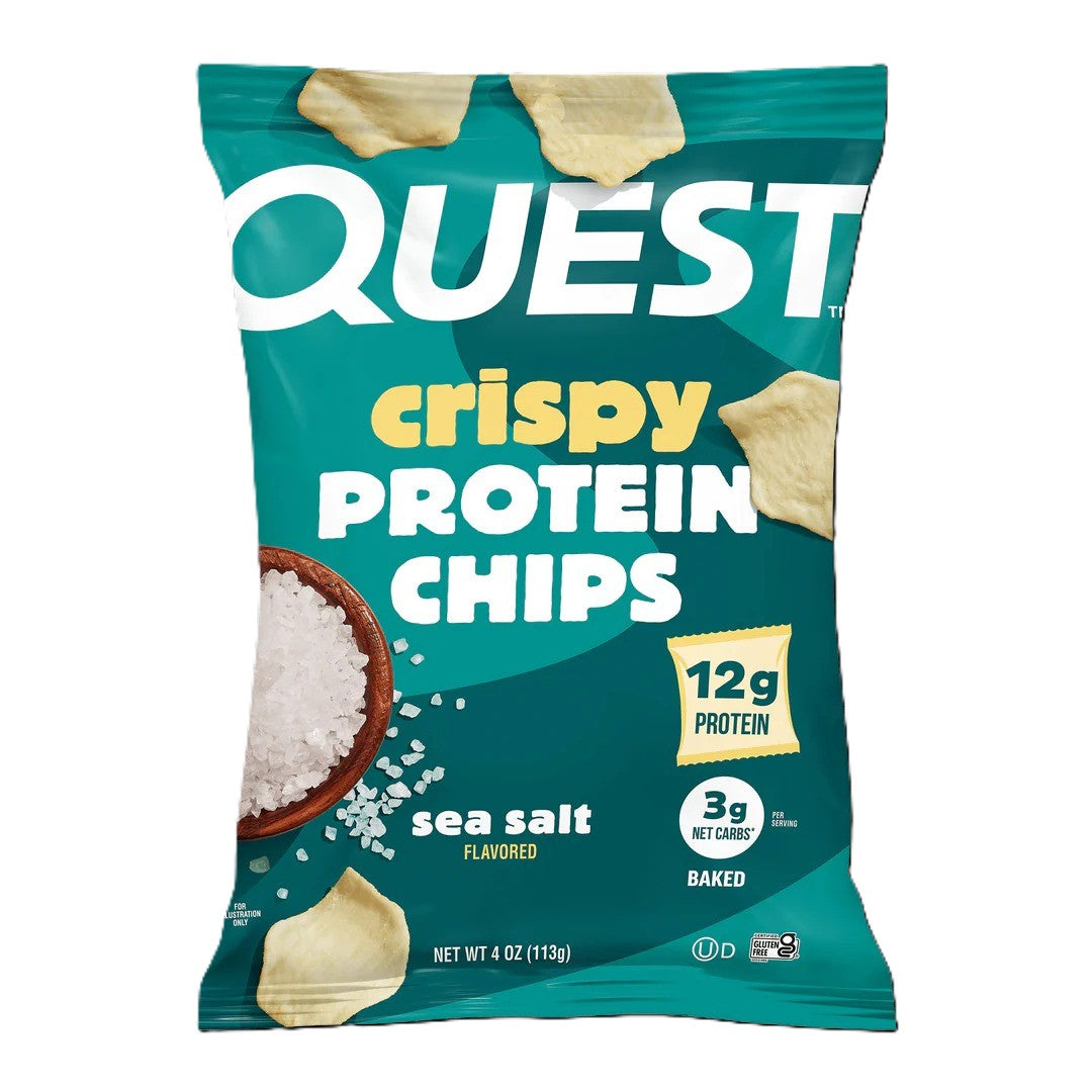 Quest Crispy Protein Chips - Sea Salt - 113g