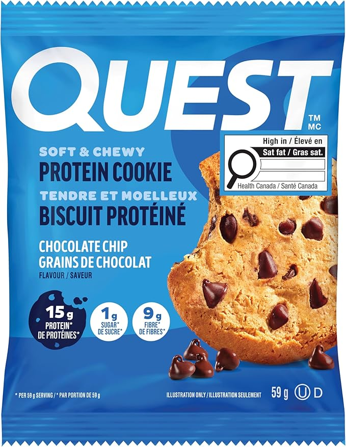 Quest - Soft & Chewy Protein Cookie - Chocolate Chip - 1 Cookie