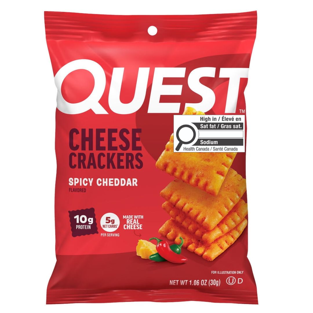 Quest Cheese Crackers - Spicy Cheddar - 30g