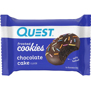 Quest Frosted Cookie - Chocolate Cake - 1 Cookie