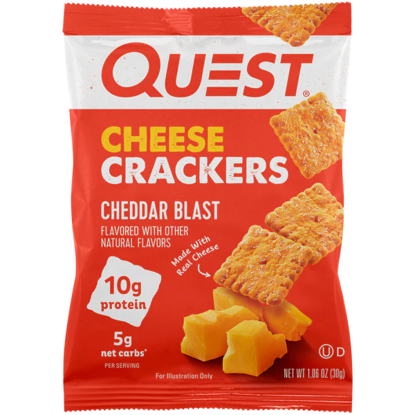Quest Cheese Crackers - Cheddar Blast - 30g