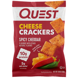 Quest Cheese Crackers - Spicy Cheddar - 30g