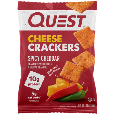 Quest Cheese Crackers - Spicy Cheddar - 30g